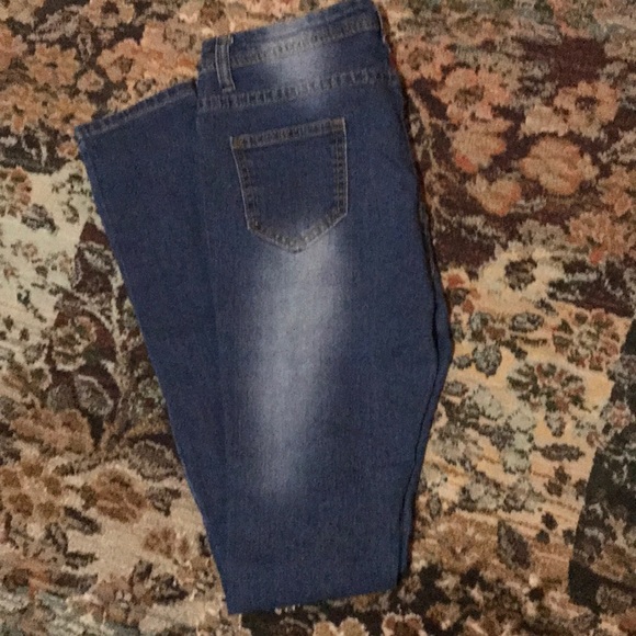 Gorgeous skinny jeans with holes, Sz Large - Picture 4 of 6